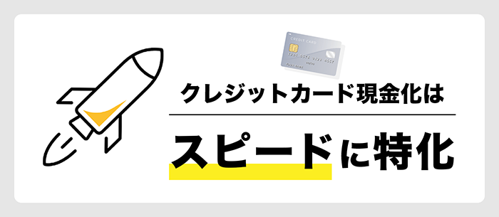 スピードならクレジットカード現金化